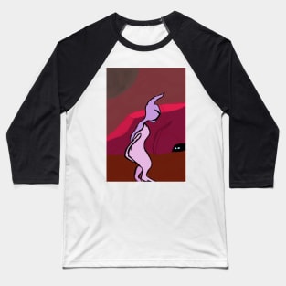 Pink Alien watch Baseball T-Shirt